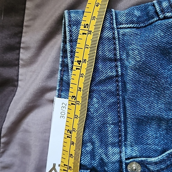 90s bandana print wide leg cropped jeans - Picture 3 of 7